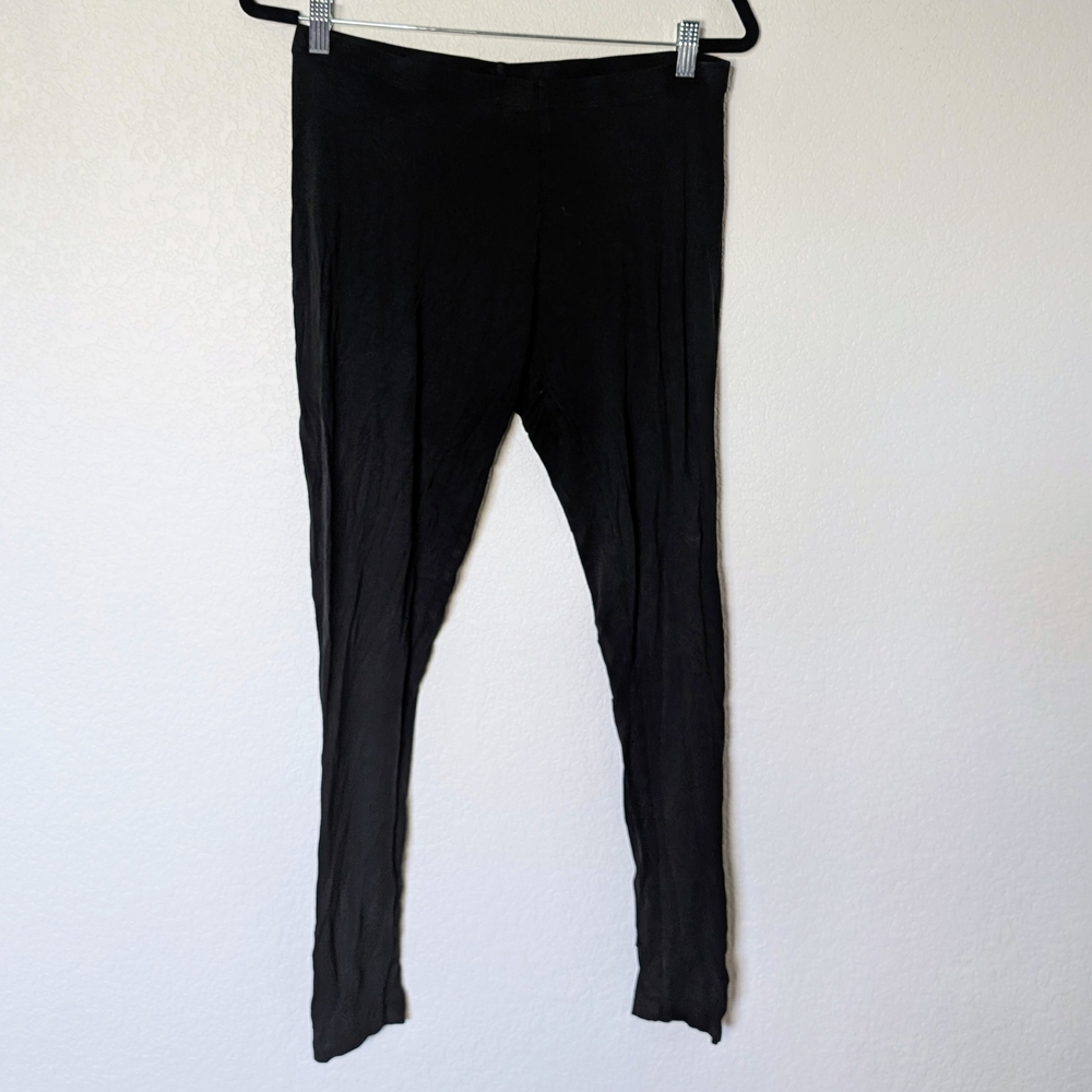 H&M Black Full-Length Stretch Leggings